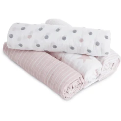 Aden® Hydrofiele Doek Doll Roze 4stuks -Winkel Voor Kinderproducten aden hydrofiele doek doll roze 4stuks a254476 2