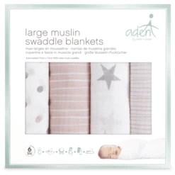 Aden® Hydrofiele Doek Doll Roze 4stuks -Winkel Voor Kinderproducten aden hydrofiele doek doll roze 4stuks a254476 3