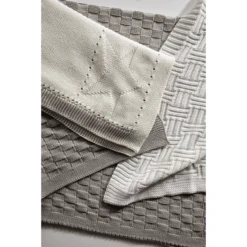 Alvi Gebreide Deken Ruit Wit 75 X 100 Cm -Winkel Voor Kinderproducten alvi gebreide deken ruit wit 75 x 100 cm a294938 2