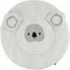 Alvi ® Peuterdeken Rond 3D Ringetjes Koala Grijs Ø100cm -Winkel Voor Kinderproducten alvi peuterdeken rond 3d ringetjes koala grijs o100cm a324861