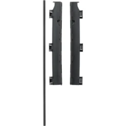 BabyDan Baby Dan Flex Muurmontageset Zwart (Flex Hekje M, L, XL, XXL)