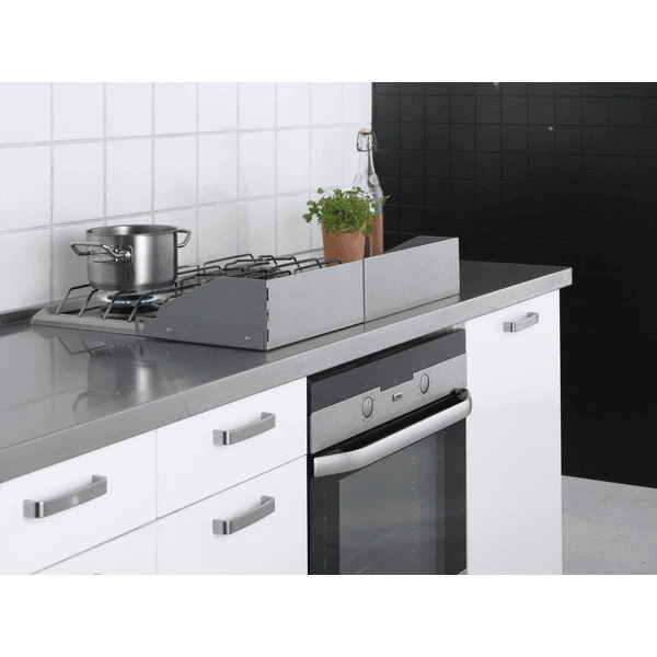 BabyDan Baby Dan Fornuisbescherming Zilver 4 BabyDan Baby Dan Fornuisbescherming Zilver - Afbeelding 2