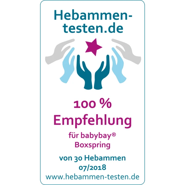 Babybay Co-sleeper Boxspring Grijs 5 Babybay Co-sleeper Boxspring Grijs - Afbeelding 3