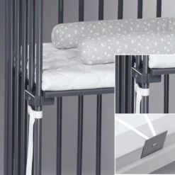Babybay Co-sleeper Boxspring XXL Grijs -Winkel Voor Kinderproducten babybay co sleeper boxspring xxl grijs a265387 4