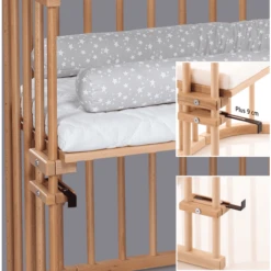 Babybay Co-sleeper Maxi Natuur Gelakt 10 Babybay Co-sleeper Maxi Natuur Gelakt -Winkel Voor Kinderproducten babybay co sleeper maxi natuur gelakt a021561 3