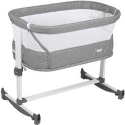 BabyGO Co-sleeper Vivaldi Grey