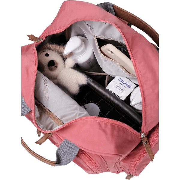 BabyGO Luierrugzak Carebag Donna Rood 6 BabyGO Luierrugzak Carebag Donna Rood - Afbeelding 4