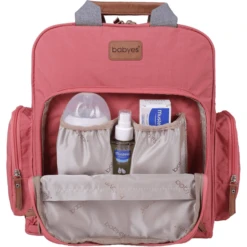 BabyGO Luierrugzak Carebag Donna Rood 11 BabyGO Luierrugzak Carebag Donna Rood -Winkel Voor Kinderproducten babygo luierrugzak carebag donna rood a345557 4