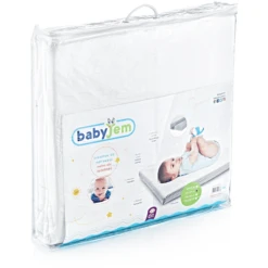 Babyjem Babymatrasje Universeel Wit 120 X 60 Cm -Winkel Voor Kinderproducten babyjem babymatrasje universeel wit 120 x 60 cm a277848 3