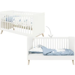 Bopita Babykamer Fenna 3-delig Met Commode 70 X 140 Cm Cabriolet Wit / Natuur -Winkel Voor Kinderproducten bopita babykamer fenna 3 delig met commode 70 x 140 cm cabriolet wit natuur a343498 1