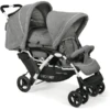CHIC 4 BABY Duowagen DUO Melange Grijs Wit -Winkel Voor Kinderproducten chic 4 baby duowagen duo melange grijs wit a259647