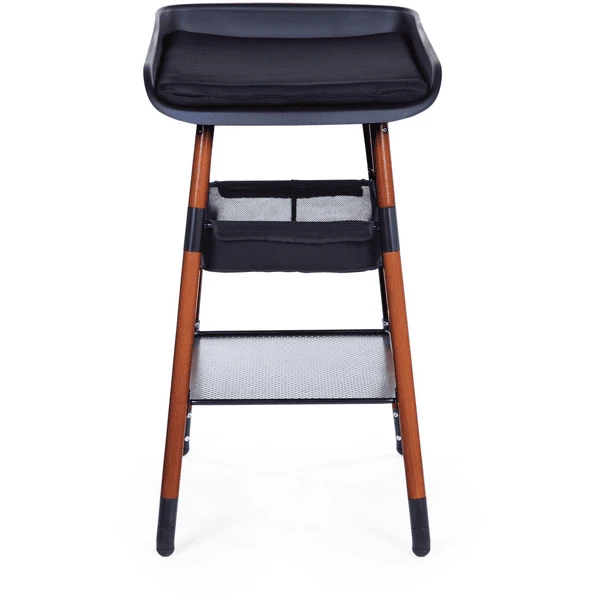 CHILDHOME Evolux Luiertafel Walnoot Zwart 4 CHILDHOME Evolux Luiertafel Walnoot Zwart - Afbeelding 2