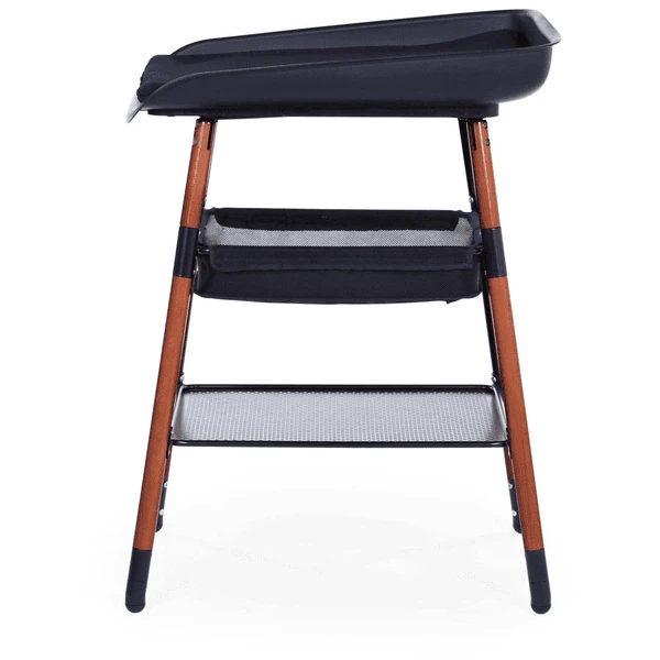 CHILDHOME Evolux Luiertafel Walnoot Zwart 6 CHILDHOME Evolux Luiertafel Walnoot Zwart - Afbeelding 4