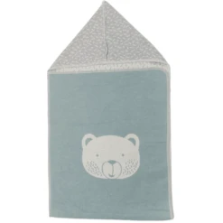DAVID FUSSENEGGER Puck Deken Met Capuchon Beer Lichtgroen 45 X 76 Cm -Winkel Voor Kinderproducten david fussenegger puck deken met capuchon beer lichtgroen 45 x 76 cm a273119 4