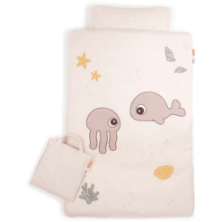 Done By Deer ™ Beddengoed Junior Jelly & Wally 100 X 140 Cm Powder Roze