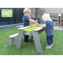 EXIT TOYS EXIT Aksent Zand-, Water- En Picknicktafel (1 Bankje) -Winkel Voor Kinderproducten exit aksent zand water en picknicktafel 1 bankje a248473 4