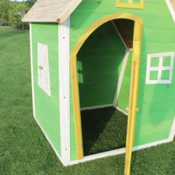 EXIT TOYS EXIT Fantasia 100 Houten Speelhuis - Groen -Winkel Voor Kinderproducten exit fantasia 100 houten speelhuis groen a248271 4