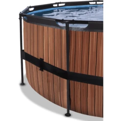 EXIT TOYS EXIT Frame Pool ø488x122cm(12v Sand Filter) - Hout + Zonnedak -Winkel Voor Kinderproducten exit frame pool o488x122cm 12v sand filter hout zonnedak a305963 3