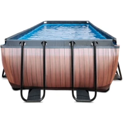 EXIT TOYS EXIT Wood Pool 540x250x122cm Met Afdekking En Sand Filter En Warmtepomp, Bruin -Winkel Voor Kinderproducten exit wood pool 540x250x122cm met afdekking en sand filter en warmtepomp bruin a294642 2