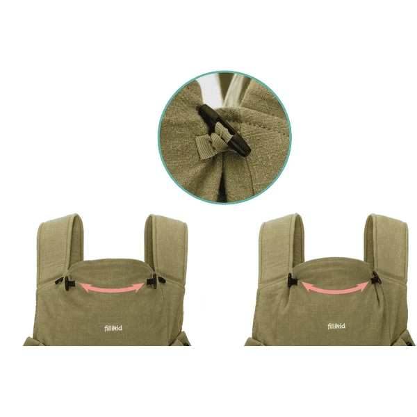 Fillikid Buikdrager Natural Groen 5 Fillikid Buikdrager Natural Groen - Afbeelding 3