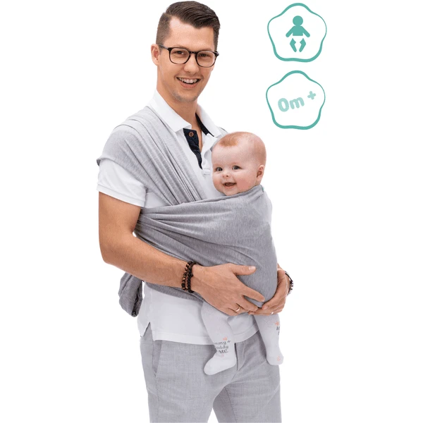 FILLIKID Draagdoek Lichtgrijs Melange 4 FILLIKID Draagdoek Lichtgrijs Melange - Afbeelding 2