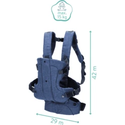 Fillikid Draagzak Walk Melange-marine -Winkel Voor Kinderproducten fillikid draagzak walk melange marine a195475 3