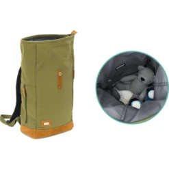 Fillikid Luierrugzak Rolltop Canvas Olijfgroen 11 Fillikid Luierrugzak Rolltop Canvas Olijfgroen -Winkel Voor Kinderproducten fillikid luierrugzak rolltop canvas olijfgroen a348783 4