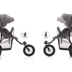 Fillikid Wandelwagen Jogger Donkergrijs Gemêleerd -Winkel Voor Kinderproducten fillikid wandelwagen jogger donkergrijs gemeleerd a299726 2