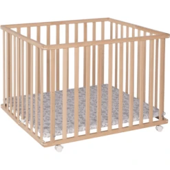 Geuther Kinderbox Leela 94 X 102,5 Cm Natuurlijke Kleine Monsters -Winkel Voor Kinderproducten geuther kinderbox leela 94 x 102 5 cm natuurlijke kleine monsters a257892 2