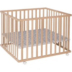 Geuther Kinderbox Leela 94 X 102,5 Cm Natuurlijke Kleine Monsters -Winkel Voor Kinderproducten geuther kinderbox leela 94 x 102 5 cm natuurlijke kleine monsters a257892 4