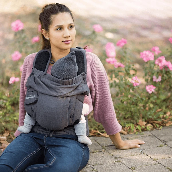 Hoppediz Draagzak Bondolino Plus Jacquard One Size London Grijs-zwart 5 Hoppediz Draagzak Bondolino Plus Jacquard One Size London Grijs-zwart - Afbeelding 3