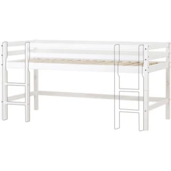 Hoppekids Halfhoogslaper Basic Wit 90 X 200 Cm -Winkel Voor Kinderproducten hoppekids halfhoogslaper basic wit 90 x 200 cm a304939 4