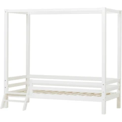 Hoppekids Hemelbed Basic Wit 90 X 200 Cm Met Ladder