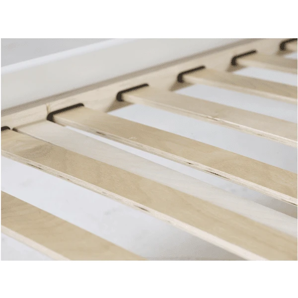 Hoppekids Maja Deluxe Slaapbank 90 X 200 Cm Lattenbodem Wit 2 Lage Bedranden 6 Hoppekids Maja Deluxe Slaapbank 90 X 200 Cm Lattenbodem Wit 2 Lage Bedranden - Afbeelding 4