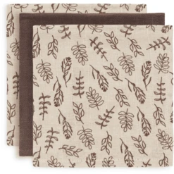 Jollein Boerendoekjes 3-pack Meadow Kastanje -Winkel Voor Kinderproducten jollein boerendoekjes 3 pack meadow kastanje a326920 4