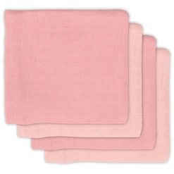 Jollein Hydrofiele Doek Bamboe 4 Stuks Pale Pink 70x70cm