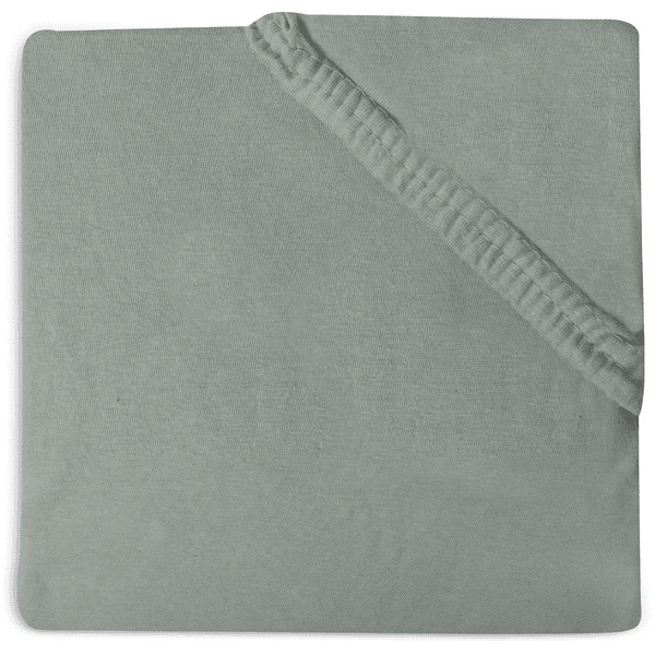 Jollein Jersey Hoeslaken 70x140cm/75x150cm Ash Green 3 Jollein Jersey Hoeslaken 70x140cm/75x150cm Ash Green