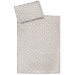 JULIUS ZÖLLNER Beddengoed Organic Twigs Taupe 100 X 135 Cm