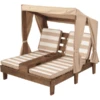 Kidkraft® Tweepersoons Kinderligstoel Met Bekerhouders, Beige -Winkel Voor Kinderproducten kidkraft tweepersoons kinderligstoel met bekerhouders beige a281604