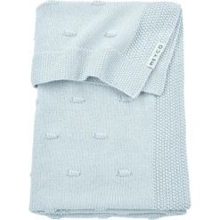 Meyco Babydeken Knopen Light Blauw 75 X 100 Cm