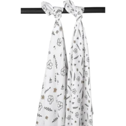 Meyco Swaddles 2-pack Floral 120x120 Cm