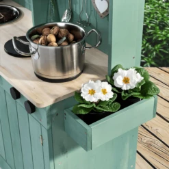 MUDDY BUDDY Buitenspeelkeuken "Explorer" Saliegroen -Winkel Voor Kinderproducten muddy buddy buitenspeelkeuken explorer saliegroen a412341 2