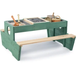 MUDDY BUDDY Speeltafel "Creator" Naturel Salie -Winkel Voor Kinderproducten muddy buddy speeltafel creator naturel salie a412389 2