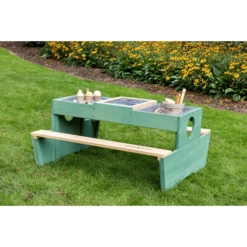 MUDDY BUDDY Speeltafel "Creator" Naturel Salie -Winkel Voor Kinderproducten muddy buddy speeltafel creator naturel salie a412389 3