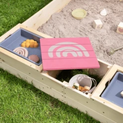 MUDDY BUDDY Zandbak "Beach Rebel" Naturel Poederroze 9 MUDDY BUDDY Zandbak "Beach Rebel" Naturel Poederroze -Winkel Voor Kinderproducten muddy buddy zandbak beach rebel naturel poederroze a412387 2