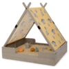MUDDY BUDDY Zandbak Met Tent "Dino Lover" Warm Grijs 1 MUDDY BUDDY Zandbak Met Tent "Dino Lover" Warm Grijs -Winkel Voor Kinderproducten muddy buddy zandbak met tent dino lover warm grijs a412731