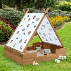 MUDDY BUDDY Zandbak Met Tent "Safari Seeker" Cacaobruin 8 MUDDY BUDDY Zandbak Met Tent "Safari Seeker" Cacaobruin -Winkel Voor Kinderproducten muddy buddy zandbak met tent safari seeker cacaobruin a412549 1