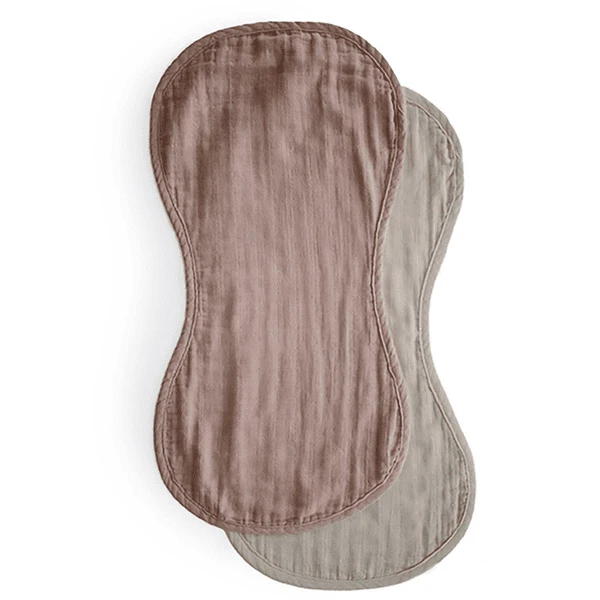 Mushie Keukendoekje Mousseline Natural /Mist 2-pack 3 Mushie Keukendoekje Mousseline Natural /Mist 2-pack