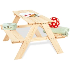 PINOLINO Kinder Picknicktafel Nicki Voor 4 -Winkel Voor Kinderproducten pinolino kinder picknicktafel nicki voor 4 a046749 4