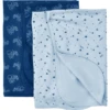 Pippi Babydeken 2-pack Landgoed Blauw -Winkel Voor Kinderproducten pippi babydeken 2 pack landgoed blauw a304708